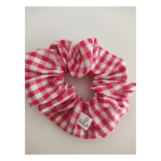 Scrunchies vichy rosso